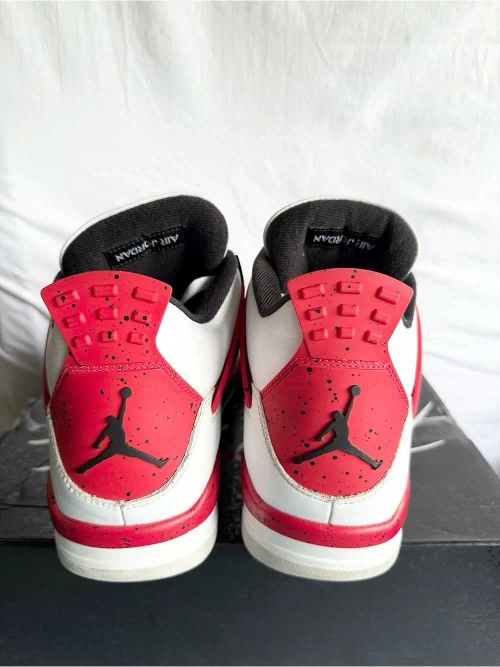 AUTHENTIC Jordan 4 Retro Red Cement size 13 DH6927-161 2023 PREOWNED with OG BOX